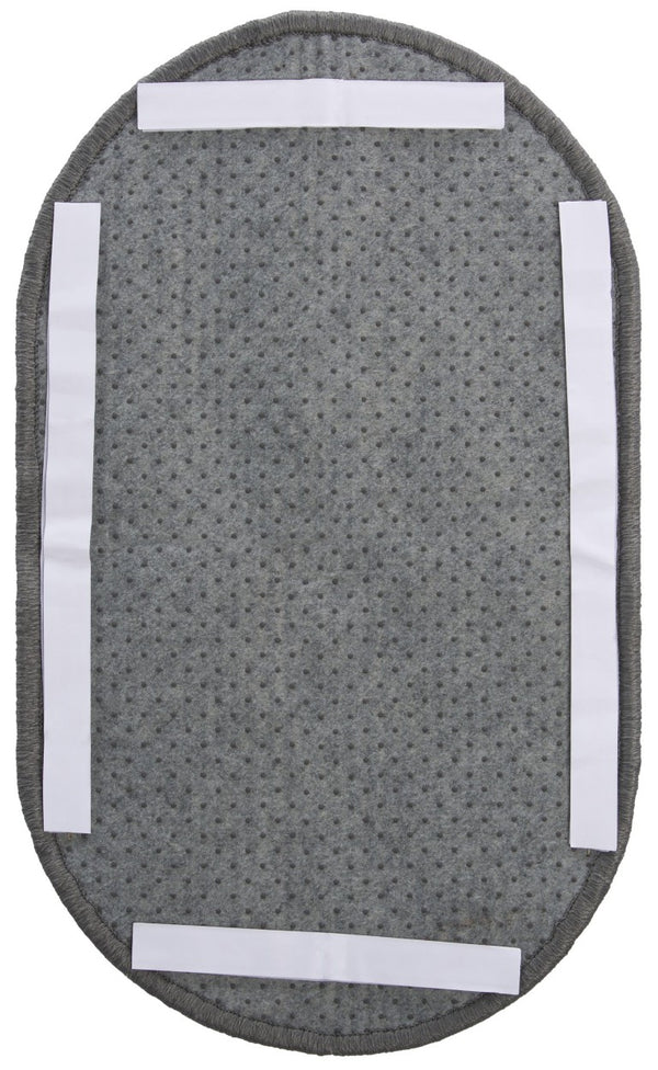 Safavieh Sisal Boucle Weave Cat Scratching Mat Oval Neutral Gray Polypropylene Blend Floor Accent SCM100F-20OV