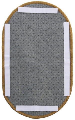 Safavieh Sisal Cat Scratch Mat Boucle Woven Oval Portable Pet Decor for Any Room SCM100T-20OV