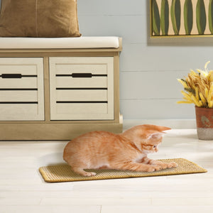 Safavieh Sisal and Jute Cat Scratch Mat Natural Boucle Weave Protects Furniture Floors SCM100U-1024