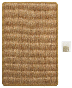 Safavieh Sisal and Jute Cat Scratch Mat Boucle Woven Natural Fiber Furniture Protector SCM100U-14