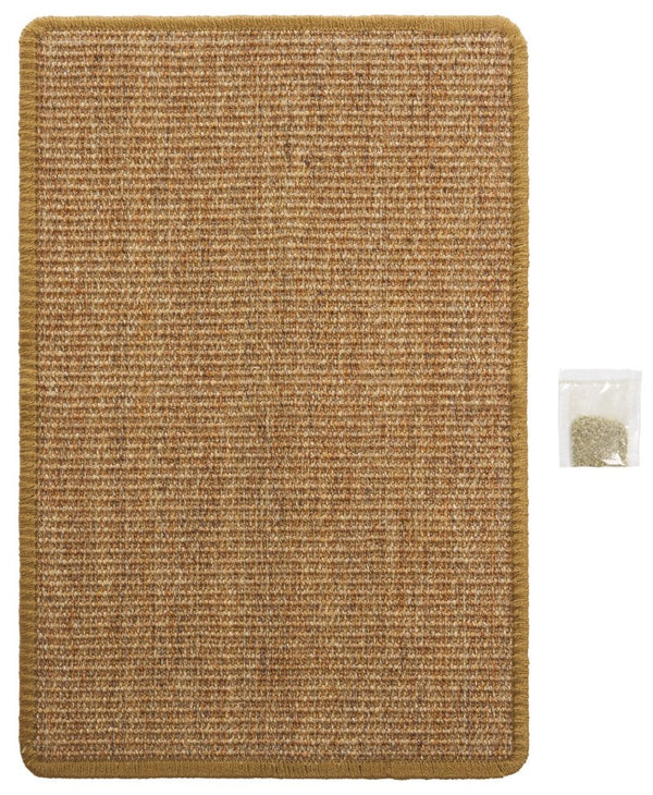 Safavieh Sisal and Jute Cat Scratch Mat Boucle Woven Natural Fiber Furniture Protector SCM100U-14