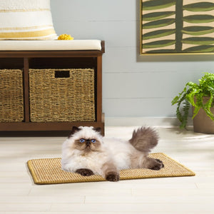 Safavieh Sisal and Jute Cat Scratch Mat Boucle Woven Natural Fiber Furniture Protector SCM100U-14