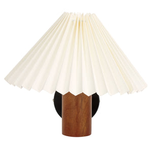 Safavieh Luli, 12 Inch Wall Sconce - Elegant Walnut & Black Mango Wood Design For Modern Rustic Homes Walnut ,Black Mango Wood ,Iron Scn3005a