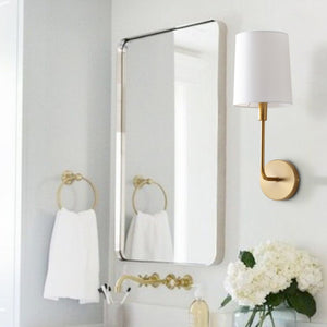 Safavieh JAXSON, 7.75" Brass Iron Wall Sconce - Elegant Illumination for Stylish Living Spaces & Hallways SCN4014A