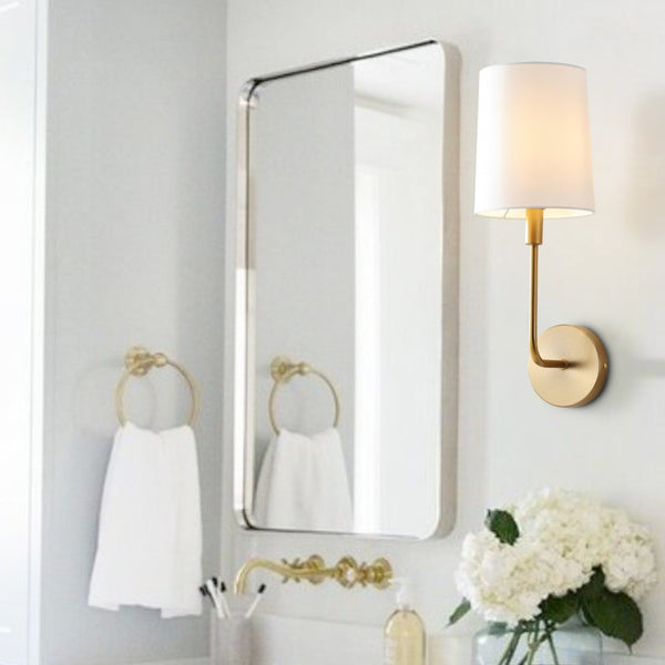 Safavieh JAXSON, 7.75" Brass Iron Wall Sconce - Elegant Illumination for Stylish Living Spaces & Hallways SCN4014A