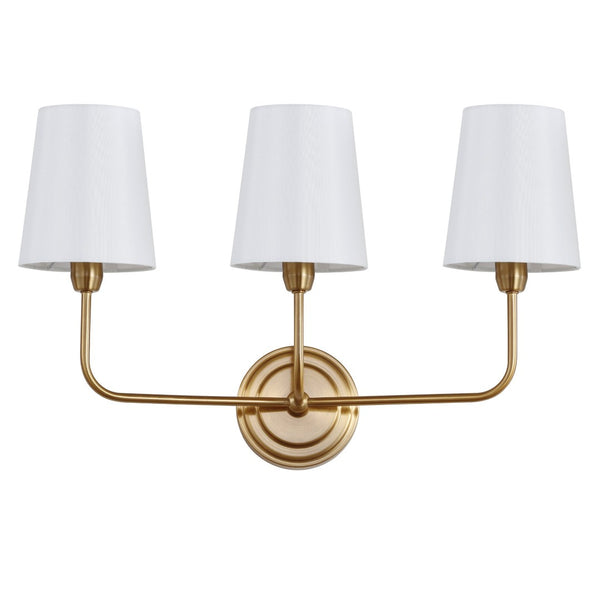 Safavieh SAWYER, Elegant 3-Light Wall Sconce in Brass & Iron – Perfect for Any Room, Stylish & Durable Design SCN4016A