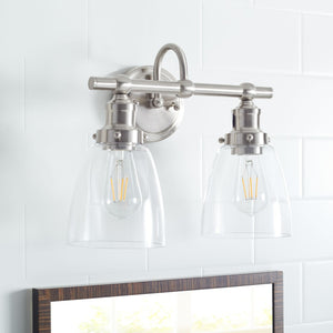 Safavieh LAYTON Two Light Sconce in Warm Bronze - Stylish Wall Fixture for Versatile Interior Illumination SCN4045A