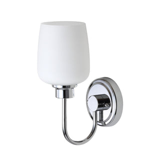 Safavieh CASEN Wall Sconce - Elegant Iron Frame with White Frosted Glass for Soft, Ambient Illumination SCN4050A