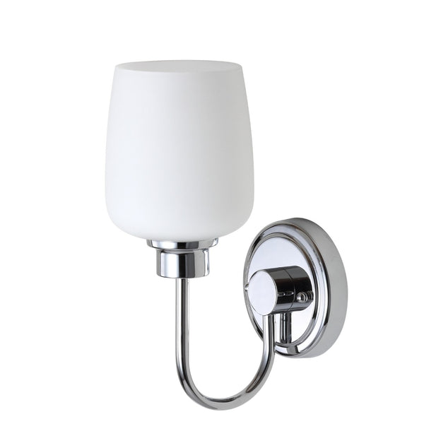 Safavieh CASEN Wall Sconce - Elegant Iron Frame with White Frosted Glass for Soft, Ambient Illumination SCN4050A