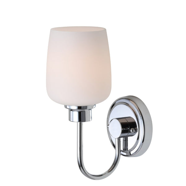 Safavieh CASEN Wall Sconce - Elegant Iron Frame with White Frosted Glass for Soft, Ambient Illumination SCN4050A