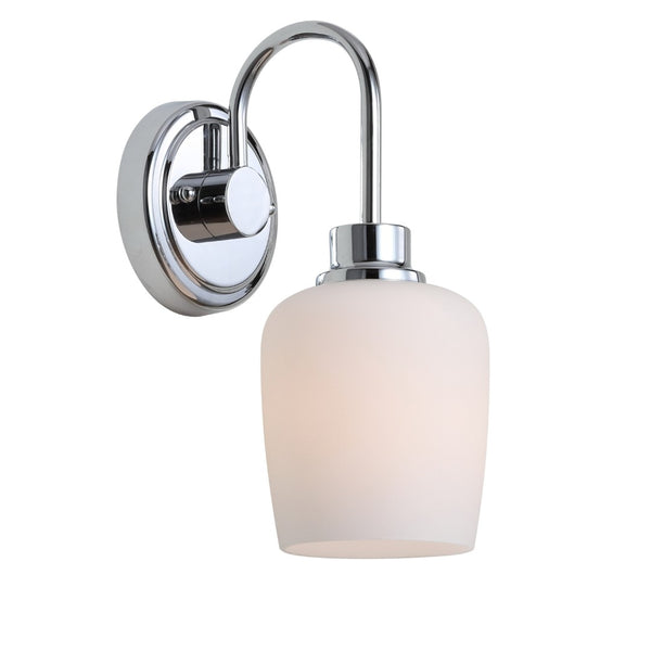 Safavieh CASEN Wall Sconce - Elegant Iron Frame with White Frosted Glass for Soft, Ambient Illumination SCN4050A