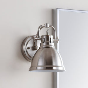 Safavieh LAWSON Sconce - Elegant Bronze Lighting Fixture for Warm Ambiance in Living Rooms and Bedrooms Nickle SCN4053A