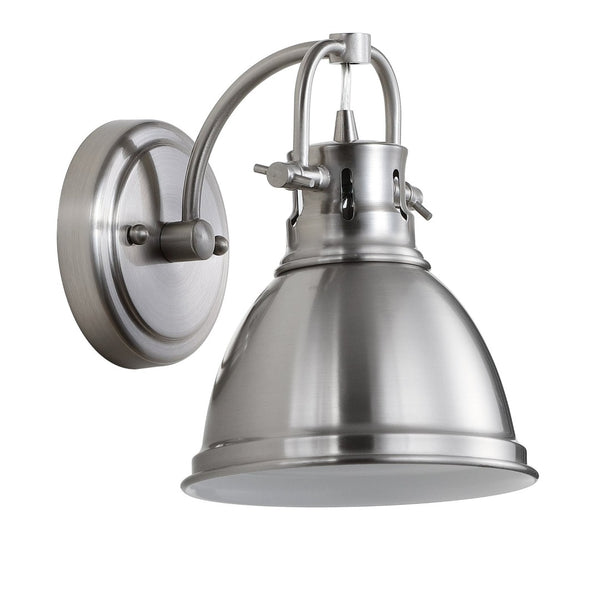 Safavieh LAWSON Sconce - Elegant Bronze Lighting Fixture for Warm Ambiance in Living Rooms and Bedrooms Nickle SCN4053A