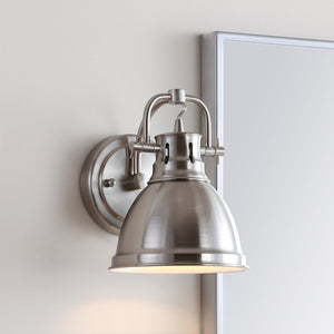 Safavieh LAWSON Sconce - Elegant Bronze Lighting Fixture for Warm Ambiance in Living Rooms and Bedrooms Nickle SCN4053A