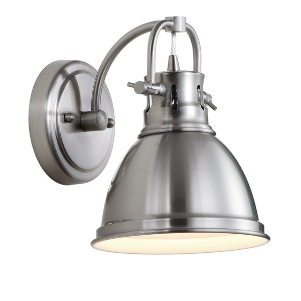 Safavieh LAWSON Sconce - Elegant Bronze Lighting Fixture for Warm Ambiance in Living Rooms and Bedrooms Nickle SCN4053A
