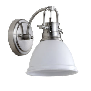 Safavieh LAWSON Sconce - Elegant Bronze Lighting Fixture for Warm Ambiance in Living Rooms and Bedrooms White SCN4053B