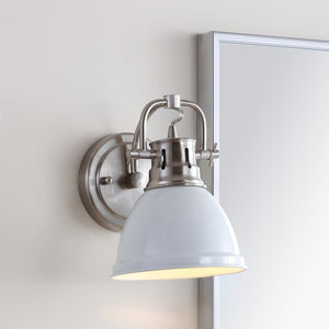 Safavieh LAWSON Sconce - Elegant Bronze Lighting Fixture for Warm Ambiance in Living Rooms and Bedrooms White SCN4053B