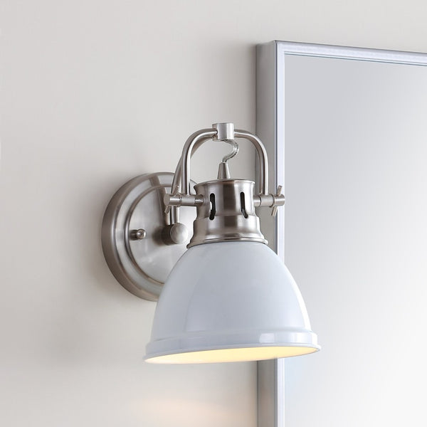 Safavieh LAWSON Sconce - Elegant Bronze Lighting Fixture for Warm Ambiance in Living Rooms and Bedrooms White SCN4053B