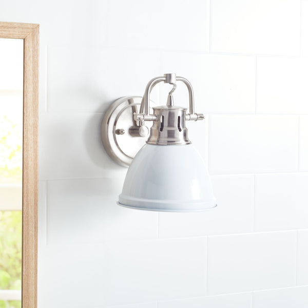 Safavieh LAWSON Sconce - Elegant Bronze Lighting Fixture for Warm Ambiance in Living Rooms and Bedrooms White SCN4053B