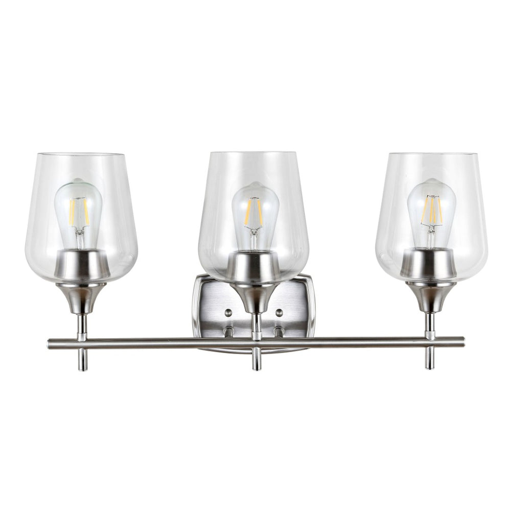 Safavieh EAGAN Wall Sconce - Modern Nickel Lighting Fixture for Hallways, Living Rooms & Bedroom Ambiance SCN4057A