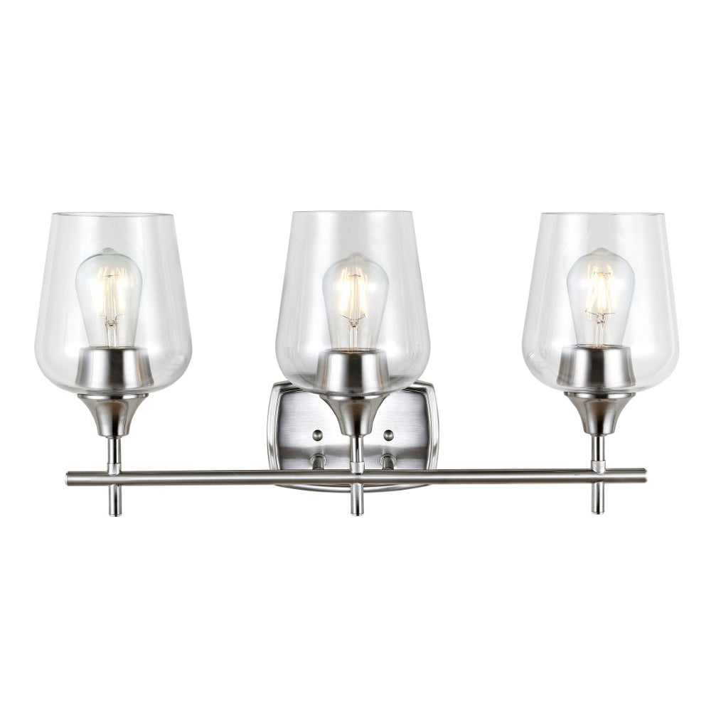 Safavieh EAGAN Wall Sconce - Modern Nickel Lighting Fixture for Hallways, Living Rooms & Bedroom Ambiance SCN4057A