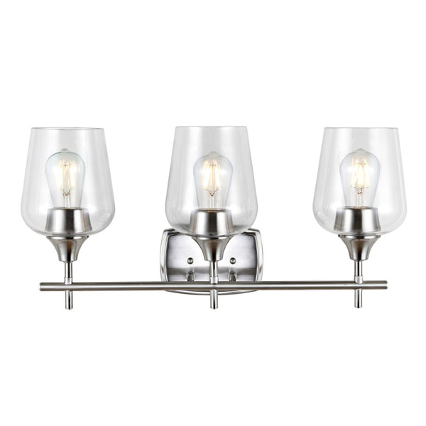 Safavieh EAGAN Wall Sconce - Modern Nickel Lighting Fixture for Hallways, Living Rooms & Bedroom Ambiance SCN4057A