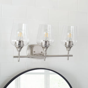 Safavieh EAGAN Wall Sconce - Modern Nickel Lighting Fixture for Hallways, Living Rooms & Bedroom Ambiance SCN4057A