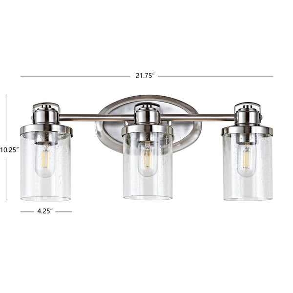 Safavieh MACI Wall Sconce - Elegant Polished Nickel Light Fixture for Living Rooms, Hallways & Bedrooms SCN4059A