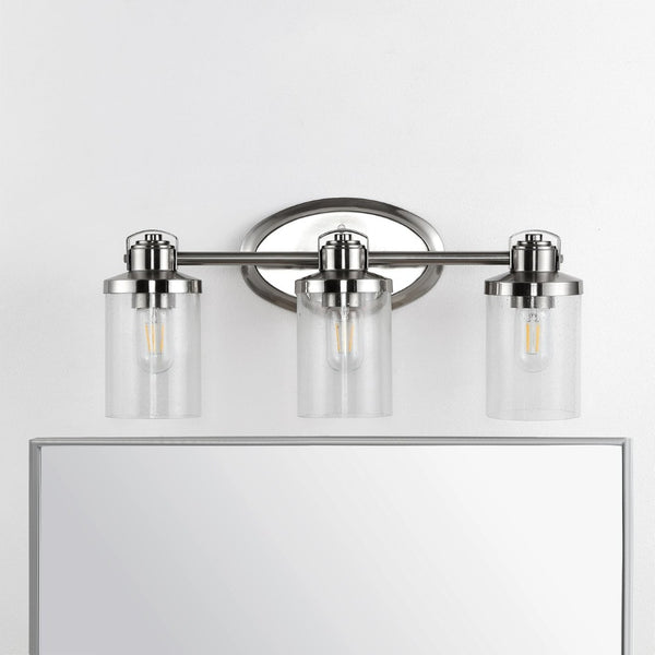 Safavieh MACI Wall Sconce - Elegant Polished Nickel Light Fixture for Living Rooms, Hallways & Bedrooms SCN4059A