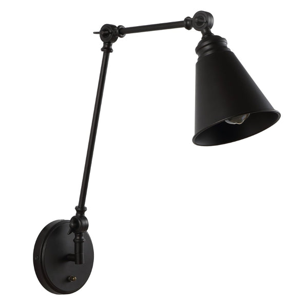Safavieh KENSLEY, 21-Inch Iron Wall Sconce - Sculptural Light Fixture for Modern and Traditional Spaces Oil Rub Bronze SCN4067A