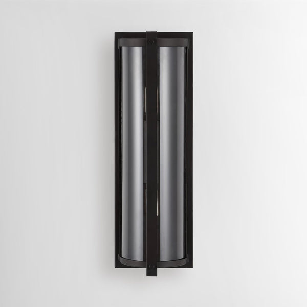 Safavieh SENLA, Elegant 6-Inch Oil Rubbed Bronze Wall Sconce Set of 2 with Clear Glass Shades for Any Room SCN4068A-SET2