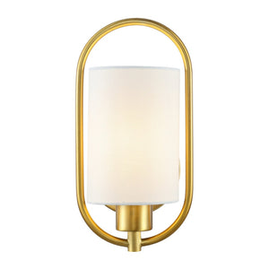 Safavieh HALDEA, 6.25 Inch Brass Iron Wall Sconce - Elegant Lighting for Modern and Classic Home Décor SCN4071A