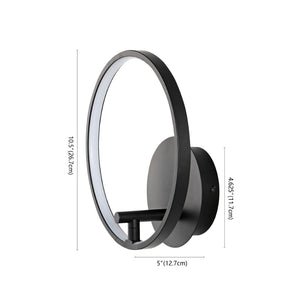 Safavieh JOLYN, Elegant LED Wall Sconce, 10.5-Inch Black Aluminum Fixture for Modern Home Illumination SCN4075A