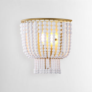 Safavieh CELYN, 10" W Modern White Acrylic Sconce with Brass Accents for Ambient Lighting in Any Room SCN4081A