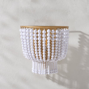 Safavieh CELYN, 10" W Modern White Acrylic Sconce with Brass Accents for Ambient Lighting in Any Room SCN4081A