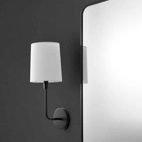 Safavieh GARNER, Set of 2 Elegant Bronze Metal Wall Sconces for Soft Ambiance in Any Room Décor SCN4083A-SET2