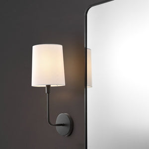 Safavieh GARNER, Set of 2 Elegant Bronze Metal Wall Sconces for Soft Ambiance in Any Room Décor SCN4083A-SET2