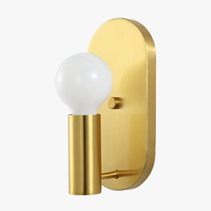 Safavieh IRIMA, Elegant Brass & Glass Wall Sconce Set of 2 for Ambient Lighting in Modern & Classic Spaces SCN4086A-SET2