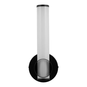 Safavieh Toia, Led Light, 4.375 Inch, Black, Acrylic/Iron Wall Sconce Set Of 2 X23 Black / White 5.875" x 4.375" x 15.5"