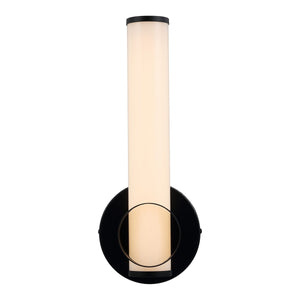 Safavieh Toia, Led Light, 4.375 Inch, Black, Acrylic/Iron Wall Sconce Set Of 2 X23 Black / White 5.875" x 4.375" x 15.5"