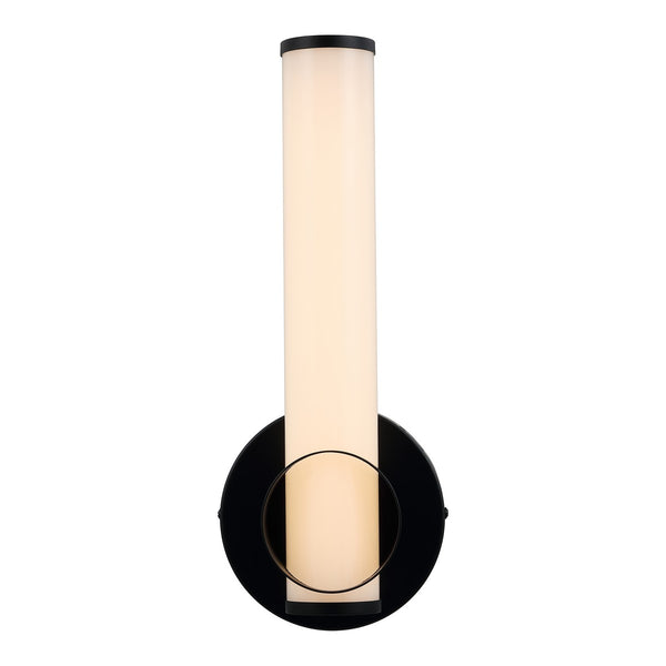 Safavieh Toia, Led Light, 4.375 Inch, Black, Acrylic/Iron Wall Sconce Set Of 2 X23 Black / White 5.875" x 4.375" x 15.5"