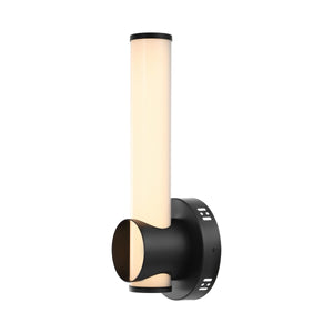 Safavieh Toia, Led Light, 4.375 Inch, Black, Acrylic/Iron Wall Sconce Set Of 2 X23 Black / White 5.875" x 4.375" x 15.5"