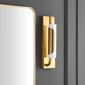 Safavieh Momo 16 Inch Wall Sconce XII23 Brass  SCN4095A