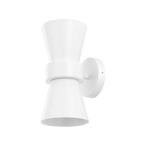 Safavieh BYNNER, Elegant 2-Light Wall Sconce Set - Stylish Metal Design for Ambient Lighting & Versatile Decor White SCN4108B-SET2