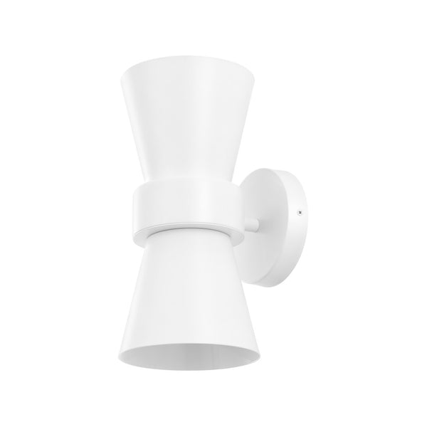 Safavieh BYNNER, Elegant 2-Light Wall Sconce Set - Stylish Metal Design for Ambient Lighting & Versatile Decor White SCN4108B-SET2