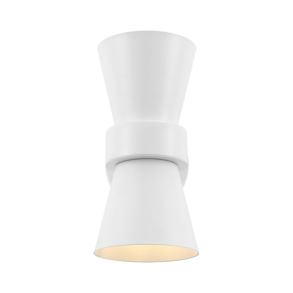 Safavieh BYNNER, Elegant 2-Light Wall Sconce Set - Stylish Metal Design for Ambient Lighting & Versatile Decor White SCN4108B-SET2