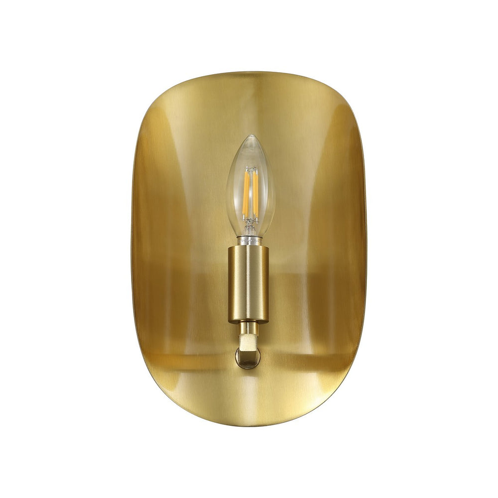 Safavieh 	Calluna, 4 Inch, Brass, Iron Wall Sconce Set Of 2 - Set of 2 Brass Gold SCN4109A-SET2