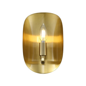 Safavieh 	Calluna, 4 Inch, Brass, Iron Wall Sconce Set Of 2 - Set of 2 Brass Gold SCN4109A-SET2