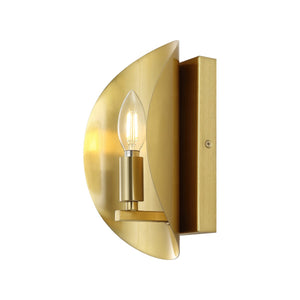 Safavieh 	Calluna, 4 Inch, Brass, Iron Wall Sconce Set Of 2 - Set of 2 Brass Gold SCN4109A-SET2