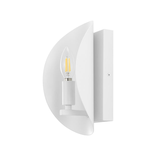 Safavieh 	Calluna, 4 Inch, White, Iron Wall Sconce Set Of 2 - Set of 2 White SCN4109B-SET2